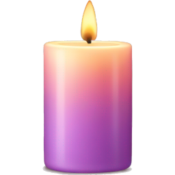 Beautiful Candle Emoji