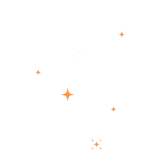 Orange Sparklies Emoji